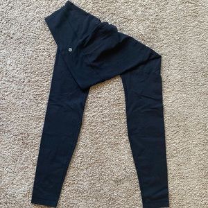 Lulu lemon leggings, black, size 2